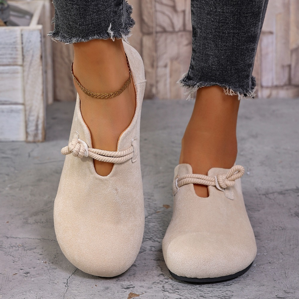 Women Flat Loafers Round Toe K - Heels 评论和价格