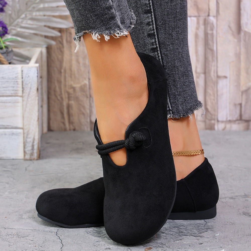 Women Flat Loafers Round Toe K - Heels 评论和价格