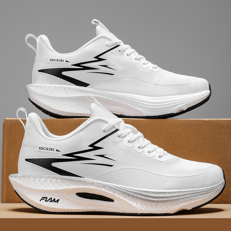 Running Shoes Men Carbon Board - Breathable Mesh Athletic Shoes 评论和价格