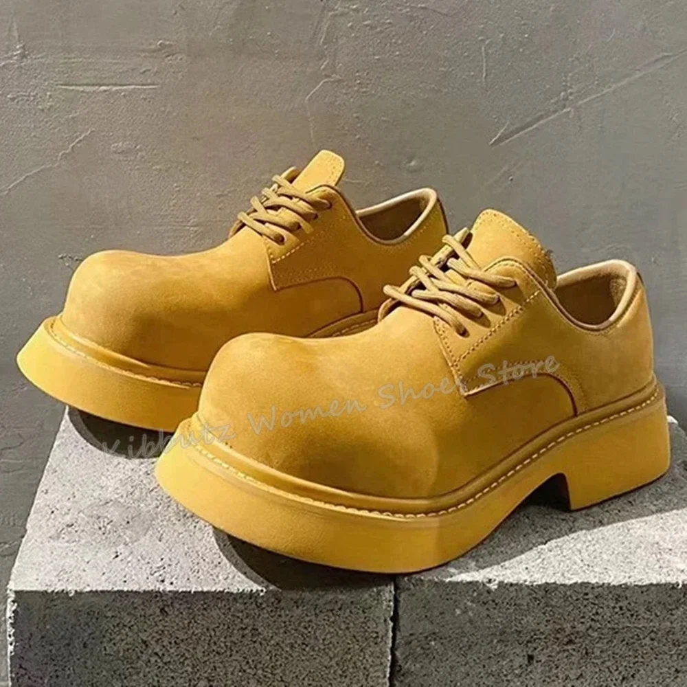 Big Head Pumps Lace-Up Chunky  - Boots 评论和价格